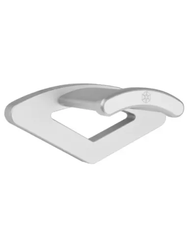 Silverstone EBA02 Supporto passivo Cuffie, Auricolare Argento