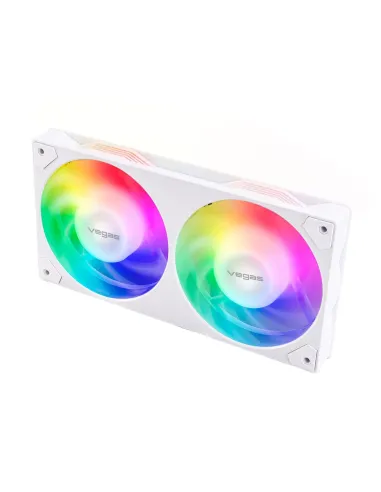 Akasa VEGAS A24 Case per computer, Processore Ventilatore 12 cm Bianco 1 pz