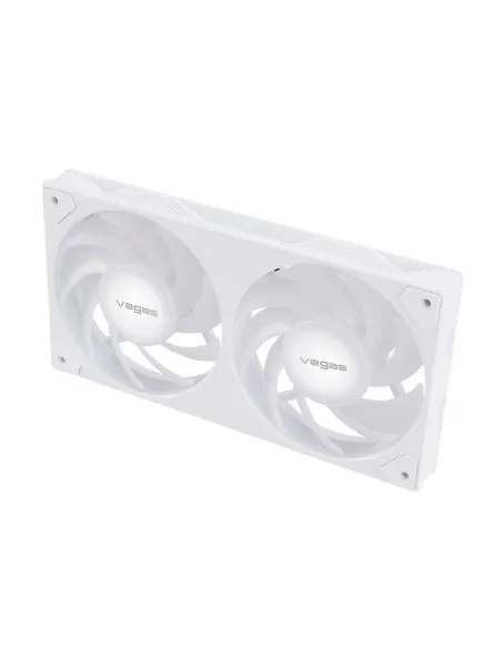 Akasa VEGAS A24 Case per computer, Processore Ventilatore 12 cm Bianco 1 pz