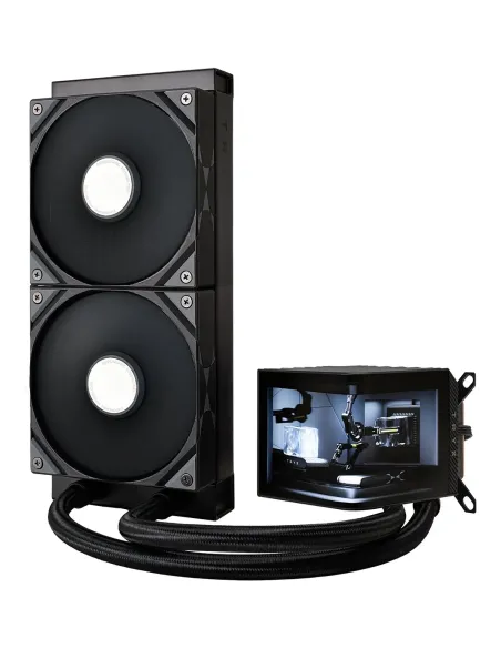 TRYX PANORAMA 240 Processore Kit di raffreddamento a liquido 12 cm Nero 1 pz