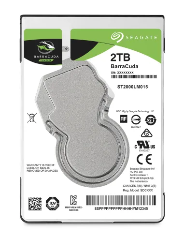 Seagate Barracuda 2.5" disco rigido interno 2 TB 5400 Giri min 128 MB 2.5" Serial ATA III