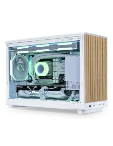 Lian Li A3-mATX Micro Tower Bianco, Legno