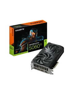 GIGABYTE GeForce RTX 5060 Ti WINDFORCE 8G Scheda Grafica – 8 GB GDDR7, 128 bit, PCI-E 5.0, 2572 MHz Frequenza del core, 3 x