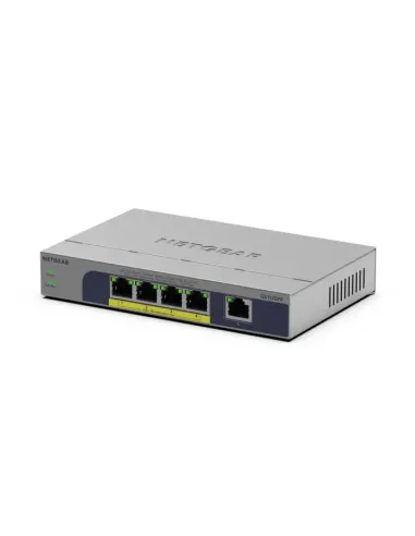 NETGEAR GS105PP Non gestito Gigabit Ethernet (10 100 1000) Supporto Power over Ethernet (PoE) Montaggio da desktop parete Grigio