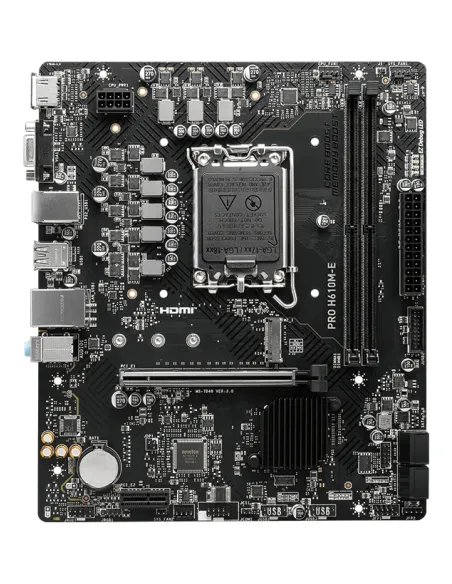 MSI PRO H610M-E scheda madre Intel H610 LGA 1700 micro ATX
