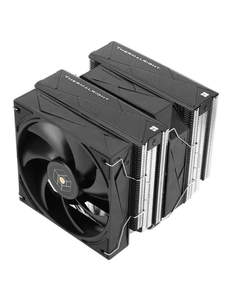 Thermalright Royal pretor 130 Processore Dissipatore di calore Radiatore 13 cm Nero, Argento