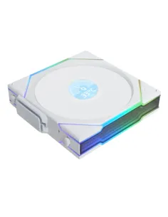 Lian Li Uni Fan TL120 LCD Reverse Blade Wireless Case per computer Ventilatore 12 cm Bianco 1 pz 2