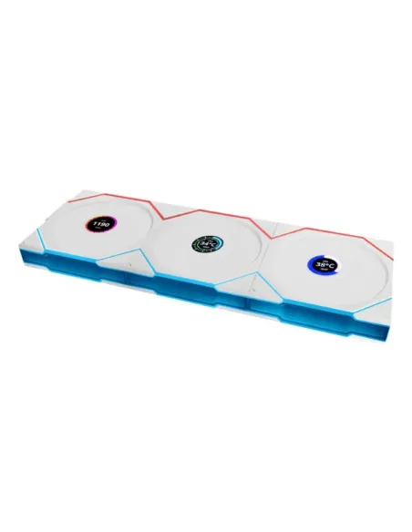 Lian Li Uni Fan TL120 LCD Reverse Blade Wireless Case per computer Ventilatore 12 cm Bianco 1 pz