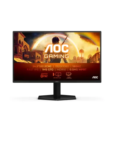 AOC G4 25G42E Monitor PC 62,2 cm (24.5") 1920 x 1080 Pixel Full HD LED Nero, Rosso