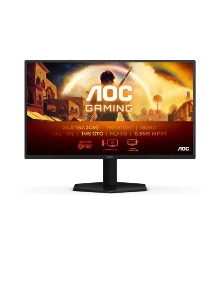 AOC G4 25G42E Monitor PC 62,2 cm (24.5") 1920 x 1080 Pixel Full HD LED Nero, Rosso