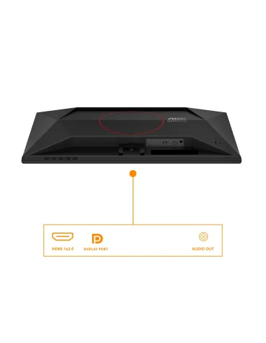 AOC G4 25G42E Monitor PC 62,2 cm (24.5") 1920 x 1080 Pixel Full HD LED Nero, Rosso