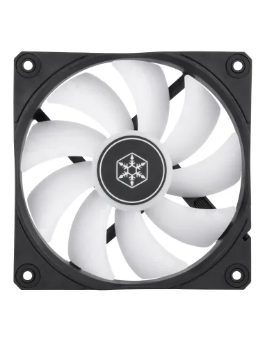 Silverstone Shark Force 120 ARGB Case per computer Ventilatore Nero, Bianco 1 pz