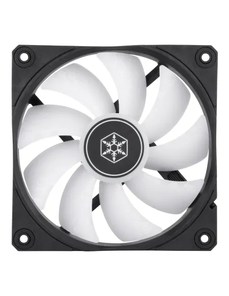 Silverstone Shark Force 120 ARGB Case per computer Ventilatore Nero, Bianco 1 pz