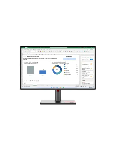 Lenovo ThinkVision P27h-30 Monitor PC 68,6 cm (27") 2560 x 1440 Pixel Quad HD LCD Nero