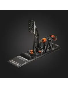 Asetek 40-010-0000002 periferica di gioco Nero, Arancione, Bianco Pedali PC 2