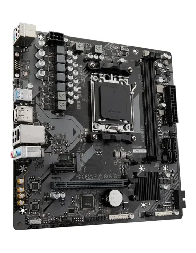 GIGABYTE A620M H Scheda madre - Supporta CPU AMD Ryzen 8000, VRM digitale 5+2+2 fasi, fino a 7200MHz DDR5 (OC), 1xPCIe 4.0 M.2,