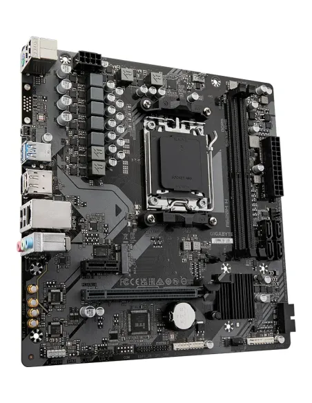 GIGABYTE A620M H Scheda madre - Supporta CPU AMD Ryzen 8000, VRM digitale 5+2+2 fasi, fino a 7200MHz DDR5 (OC), 1xPCIe 4.0 M.2,