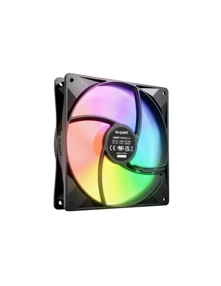 be quiet! LIGHT WINGS LX 140mm PWM 3-Pack Black Case per computer Ventilatore 14 cm Nero 3 pz