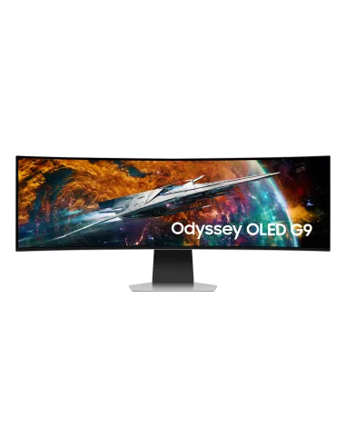 Samsung G95SC Monitor PC 124,5 cm (49") 5120 x 1440 Pixel Dual QHD OLED Argento