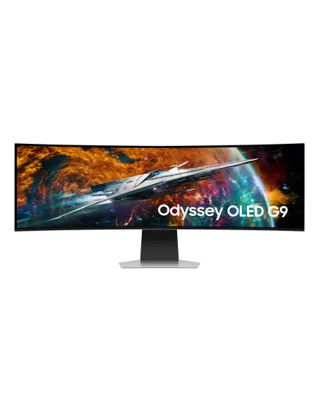 Samsung G95SC Monitor PC 124,5 cm (49") 5120 x 1440 Pixel Dual QHD OLED Argento