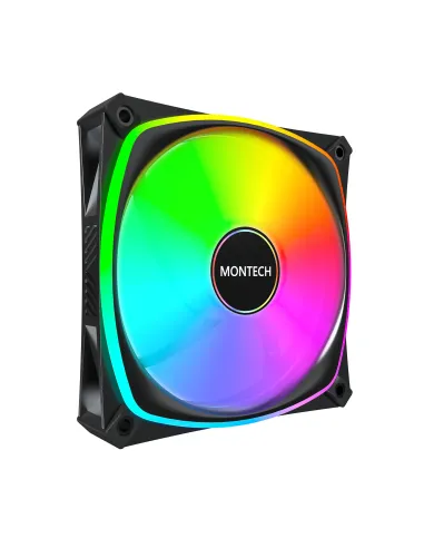 Montech AX120 PRO Case per computer Ventilatore 12 cm Nero 3 pz