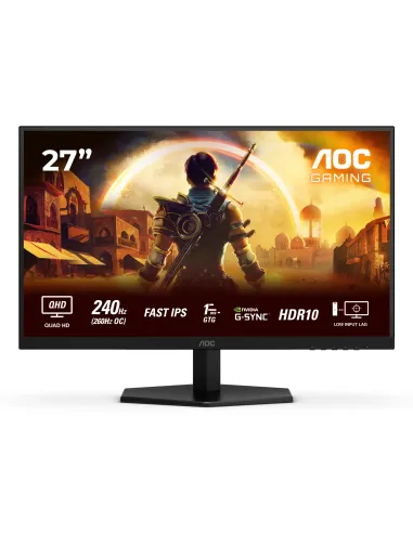 AOC G4 Q27G42ZE Monitor PC 68,6 cm (27") 2560 x 1440 Pixel Quad HD LCD Nero, Rosso