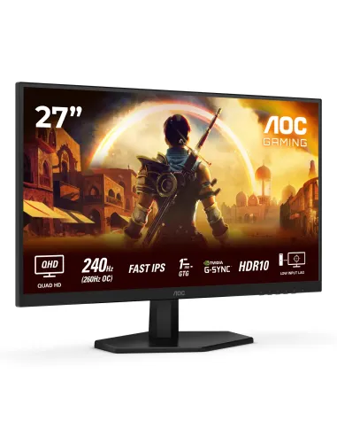 AOC G4 Q27G42ZE Monitor PC 68,6 cm (27") 2560 x 1440 Pixel Quad HD LCD Nero, Rosso