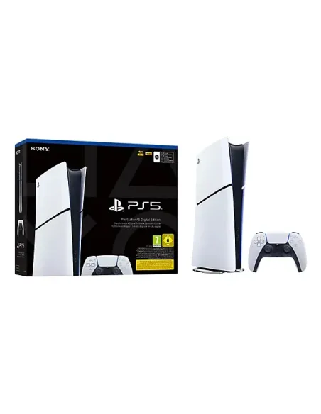 Sony PlayStation 5 Digital Edition 825 GB Wi-Fi Nero, Bianco