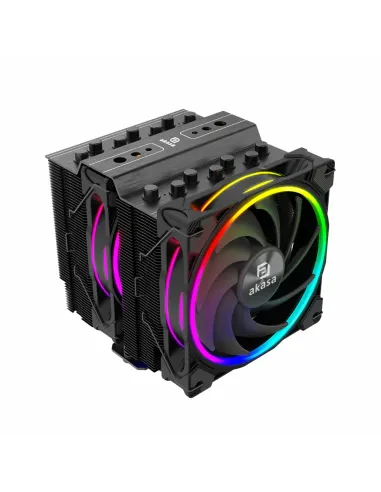 Akasa SOHO H7 Processore Raffreddatore d'aria 12 cm Nero 1 pz