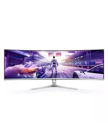 Philips Evnia 8000 49M2C8900L 00 Monitor PC 124,2 cm (48.9") 5120 x 1440 Pixel Dual QHD QD-OLED Bianco