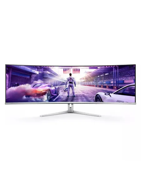 Philips Evnia 8000 49M2C8900L 00 Monitor PC 124,2 cm (48.9") 5120 x 1440 Pixel Dual QHD QD-OLED Bianco