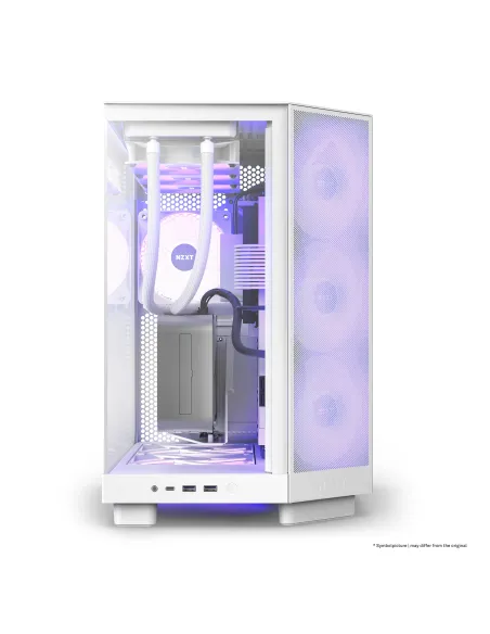NZXT H6 Flow RGB Midi Tower Bianco