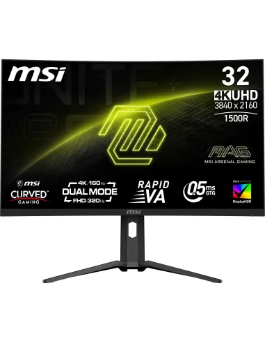 MSI MAG 321CUPDF Monitor PC 80 cm (31.5") 3840 x 2160 Pixel 4K Ultra HD LCD Nero