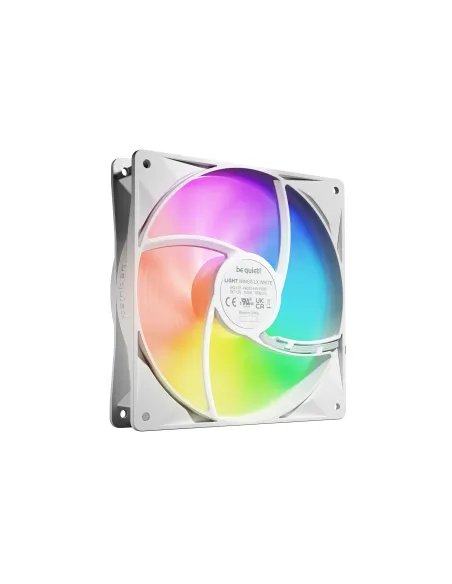 be quiet! LIGHT WINGS LX 140mm PWM High Speed 3-Pack White Case per computer Ventilatore 14 cm Bianco 3 pz