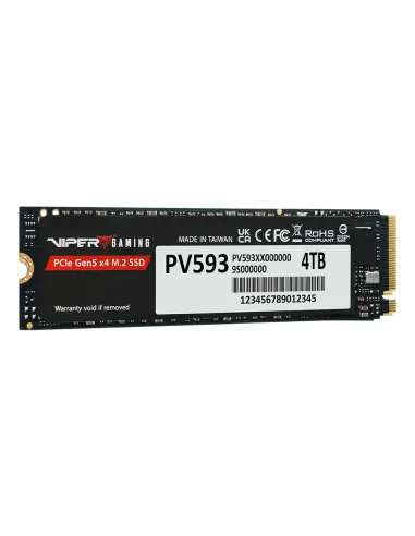 Patriot Memory PV593 4 TB M.2 PCI Express 5.0 NVMe 3D TLC NAND
