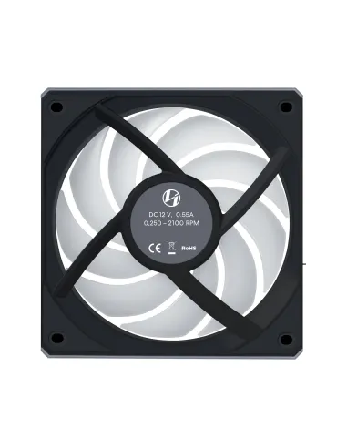 Lian Li 12RCL1W3B sistema di raffreddamento per computer Case per computer Ventilatore 12 cm Nero