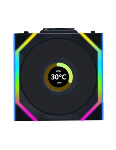 Lian Li UNI FAN SL Wireless LCD 120 Reverse Blade Case per computer Ventilatore 12 cm Nero 3 pz
