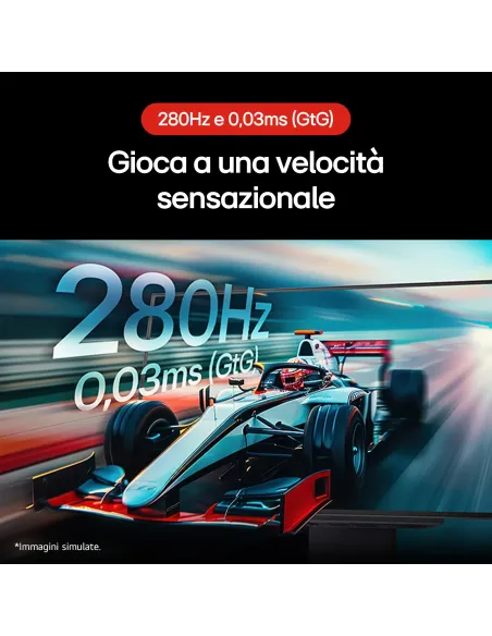 LG UltraGear OLED 27GX700A Monitor Gaming 27" QHD 280Hz Tandem OLED