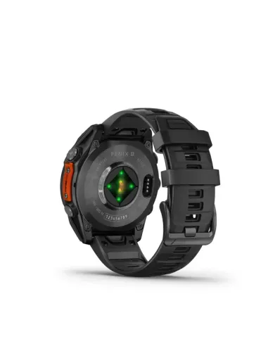 Garmin Fenix 8 3,56 cm (1.4") AMOLED 47 mm Digitale 454 x 454 Pixel Touch screen Nero Wi-Fi GPS (satellitare)