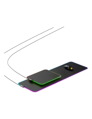 Steelseries QcK Prism Cloth XL Tappetino per mouse per gioco da computer Nero