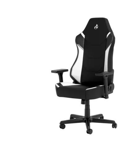 Nitro Concepts X1000 Sedia da gaming per PC Sedia tappezzata Nero, Bianco