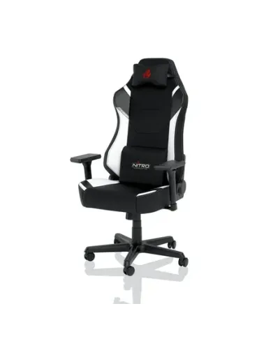 Nitro Concepts X1000 Sedia da gaming per PC Sedia tappezzata Nero, Bianco