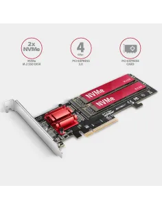 Axagon PCEM2-ND scheda di interfaccia e adattatore Interno M.2 2