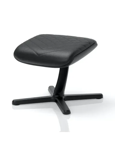 noblechairs NBL-FR-PU-BLK poggiapiede da scrivania Nero