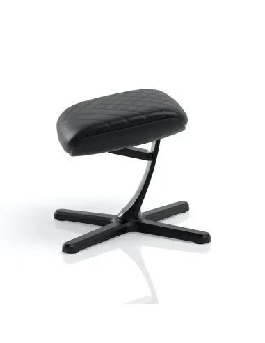 noblechairs NBL-FR-PU-BLK poggiapiede da scrivania Nero