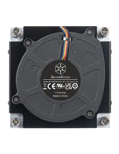 Silverstone SST-XE01-1700A sistema di raffreddamento per computer Processore Raffreddatore d'aria 8 cm Nero 1 pz