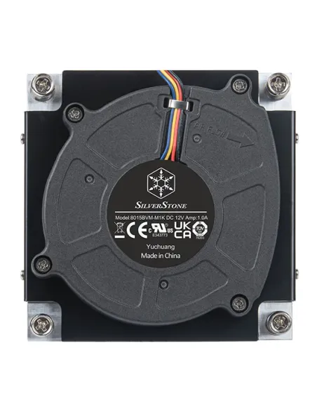 Silverstone SST-XE01-1700A sistema di raffreddamento per computer Processore Raffreddatore d'aria 8 cm Nero 1 pz