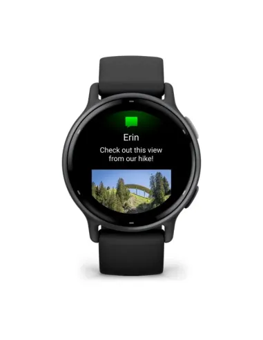 Garmin Vivoactive 5 3,05 cm (1.2") AMOLED 42 mm Digitale 390 x 390 Pixel Touch screen Nero Wi-Fi GPS (satellitare)