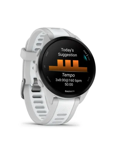 Garmin Forerunner 165 3,05 cm (1.2") AMOLED 43 mm Digitale 390 x 390 Pixel Touch screen Grigio GPS (satellitare)