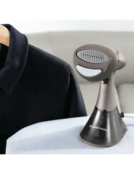 Russell Hobbs 28040-56 stiratrice a vapore Vapore per indumenti portatile 0,2 L 1800 W Marrone, Cromo